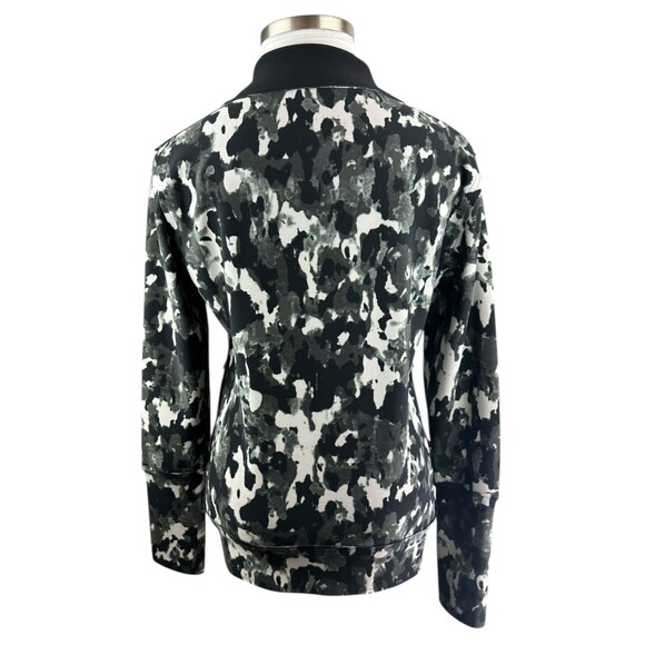 Norma Kamali Reversible Jacket Camo Pockets Full Zip Mock Neck Women's Large - Picture 11 of 16